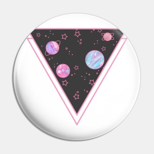 Glitter Galaxy - Black Pin