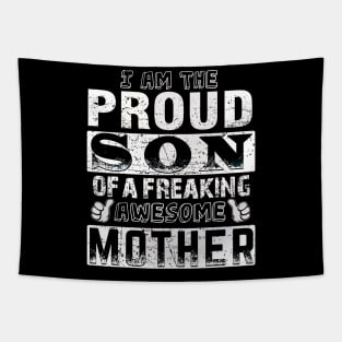 Mother for the proud son Tapestry