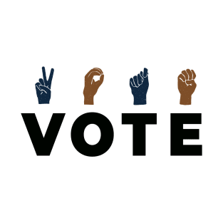 ASL Vote Voting Election 2020 T-Shirt