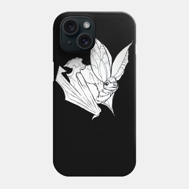 Big Eared Bat Phone Case by Perryology101