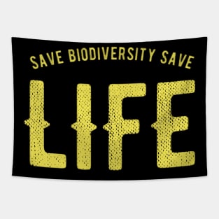 Save biodiversity save life Tapestry