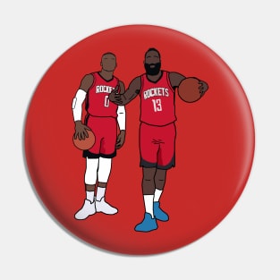 Russell Westbrook x James Harden Houston Rockets Tshirt Pin