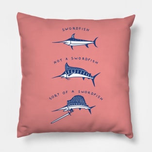 Know Your Swordfish Pillow