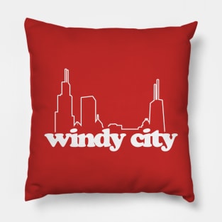 Windy City Chicago Pillow
