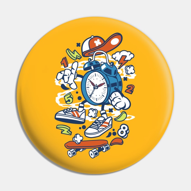 Time to wake up Pin by Superfunky