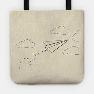 Paper airplane Tote