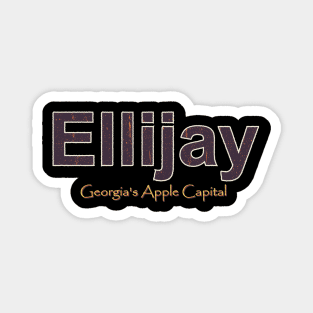 Ellijay Grunge Text Magnet