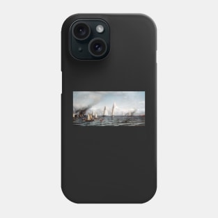 First International Race for America's Cup (1870) by Samuel Colman. Phone Case