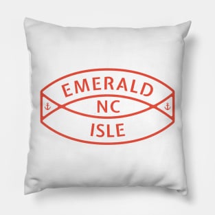 Emerald Isle, NC Summertime Vacationing Anchor Ring Pillow