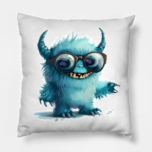 Cute Fluffy Monster Pillow