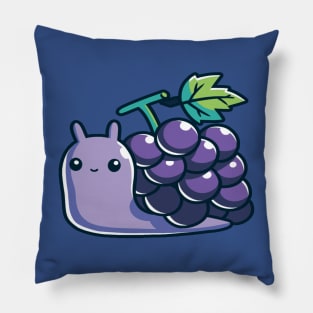 grape snail Pillow