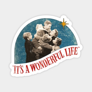 It's a Wonderful Life Distressed Classic Christmas Magnet