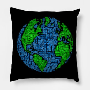 Earth Day World Global Peace Pillow