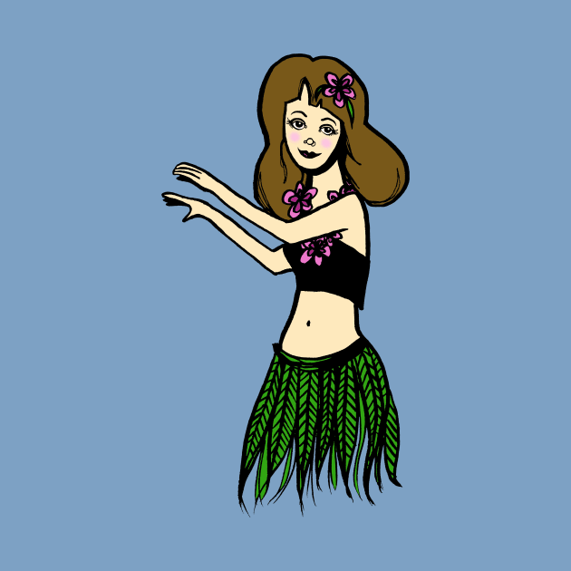 Dancing Hula Girl: Happy Hawaii by Tessa McSorley