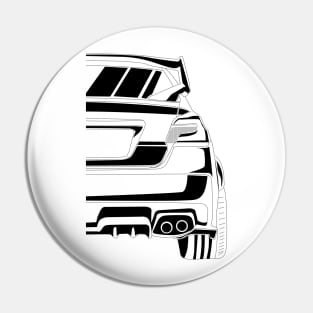 WRX sti illustration vector art Pin