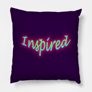 Inspired Neon Retro Pillow