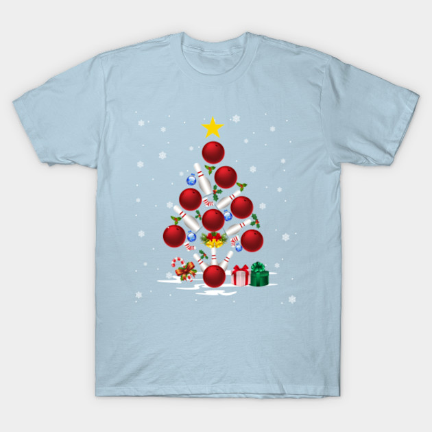 Discover Bowling Christmas Tree - Bowling Christmas Tree - T-Shirt