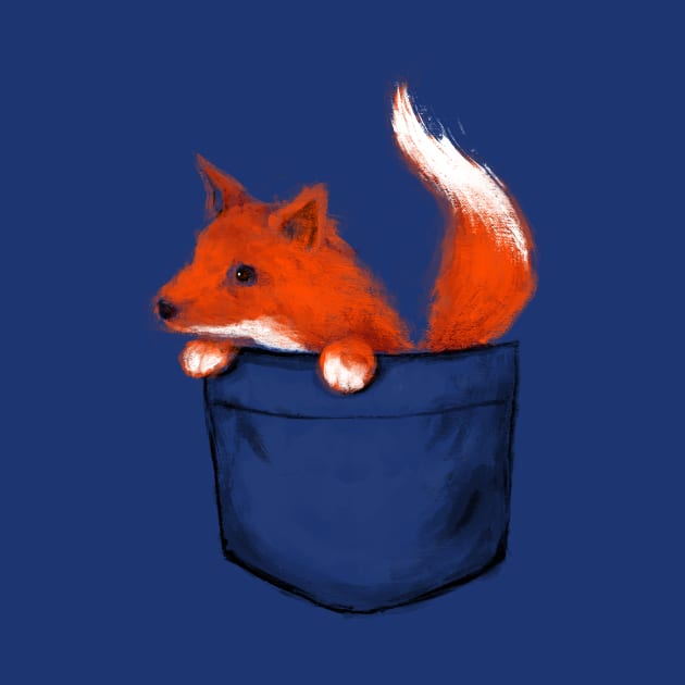 Little Fox in a Pocket by CrumblinCookie