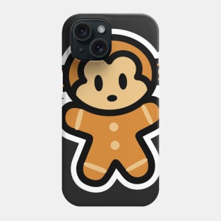 Gingerbread Monkey Christmas Bambu Brand Holiday Phone Case