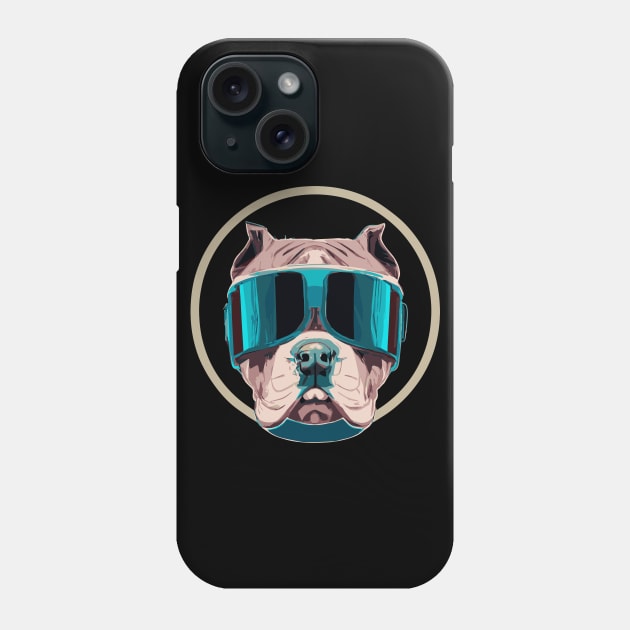 Futuristic Pit Bull Dog Lover Terrier Phone Case by BetterManufaktur