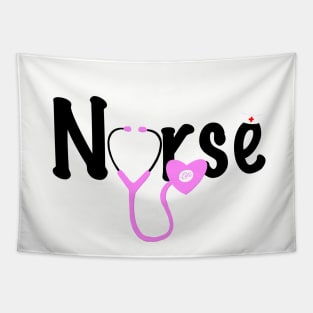 ER Nurse Life Stethoscope Heart Love Gift Tapestry