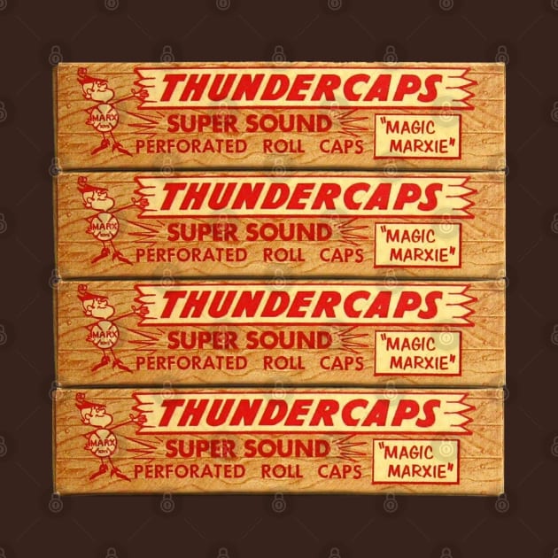 Marx Toys Caps "Thundercaps" Vintage Retro by offsetvinylfilm