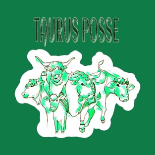 Taurus Posse Emerald Herd - Back T-Shirt