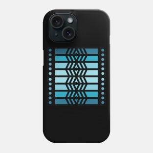 “Dimensional Surveillance” - V.3 Blue - (Geometric Art) (Dimensions) - Doc Labs Phone Case