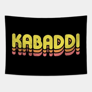 Retro Kabaddi Tapestry