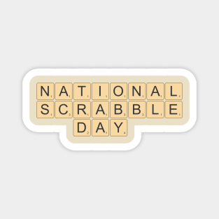 National Scrabble Day – April Magnet