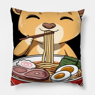 Ramen Lover Japanese Noodles Kawaii Asian Food Anime Pillow