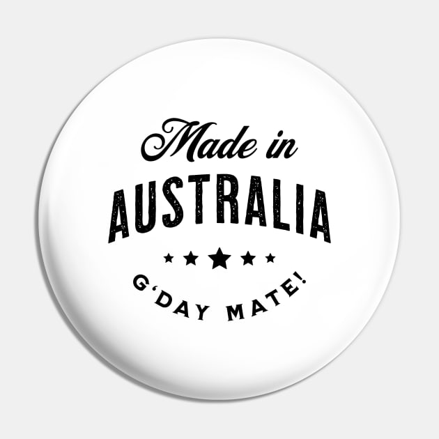 Made In Australia - G'day Mate! Pin by VicEllisArt