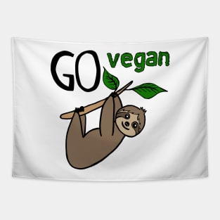 Vegan Sloth Tapestry