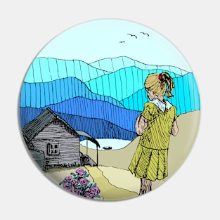 Mountain Life Pin