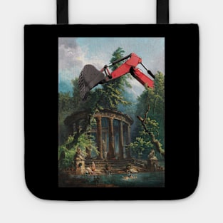 The bathing pool with excavator. Tote