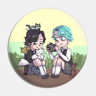 Jumin and V Childhood Pin