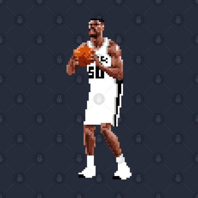 David Robinson Pixel Free Throw by qiangdade