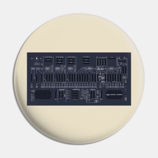 ARP 2600 - White/Blue - No Keyboard Pin