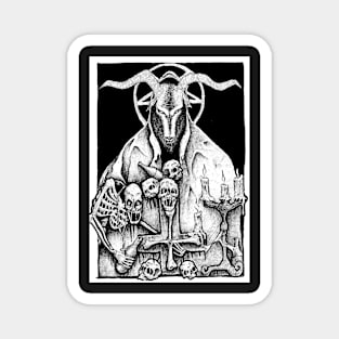 satanic goat Magnet