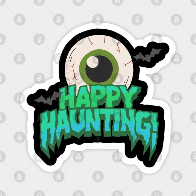 Halloween Happy Haunting Magnet by MAii Art&Design