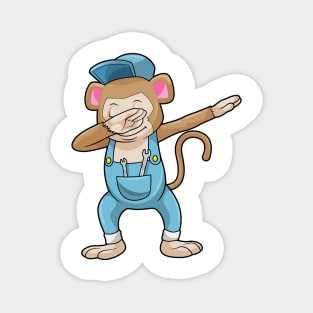 Monkey as Mechanic at Hip Hop Dance Dab Magnet