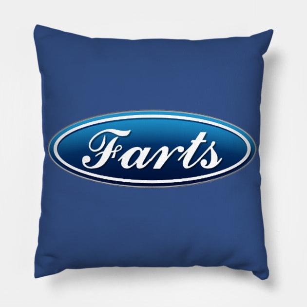 Farts Shirt | Ford Logo Pillow by RealMega