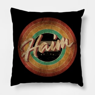 Haim Vintage Circle Art Pillow