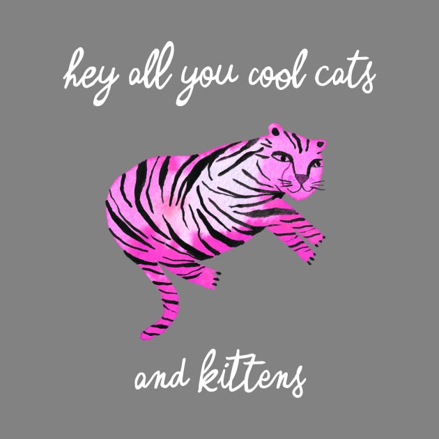 Hey you all cool big cats kittens pink tiger by ninoladesign