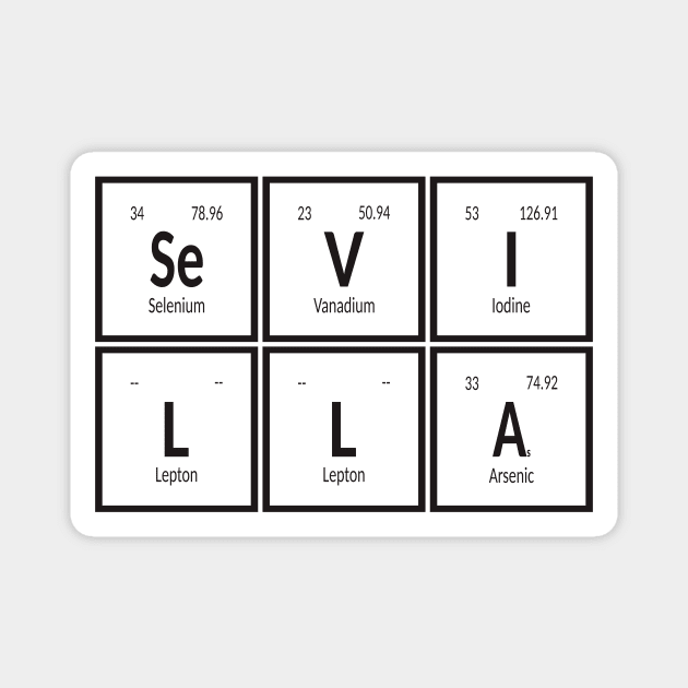 Elements of Sevilla City Magnet by Maozva-DSGN