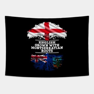 English Grown With Montserratian Roots - Gift for Montserratian With Roots From Montserrat Tapestry