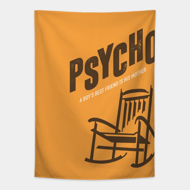 Psycho - Alternative Movie Poster Tapestry by MoviePosterBoy