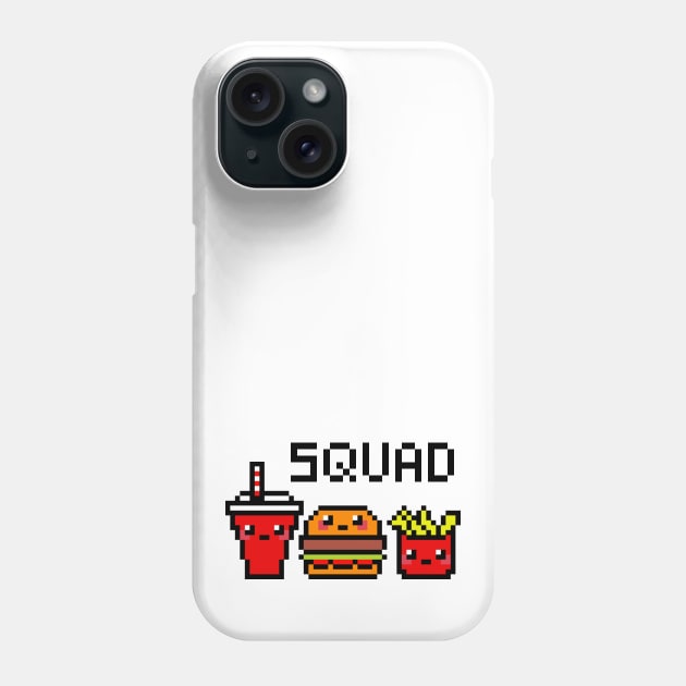 Cute squad pixel art Phone Case by J0k3rx3