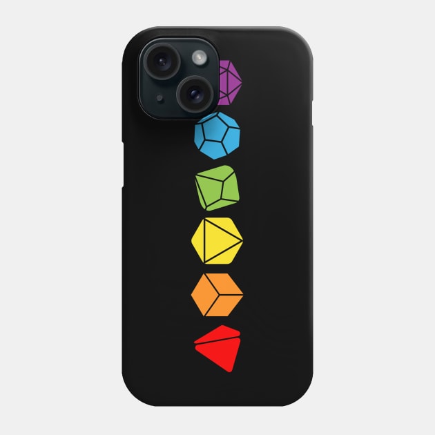 Gay Pride Dice Phone Case by RisaRocksIt