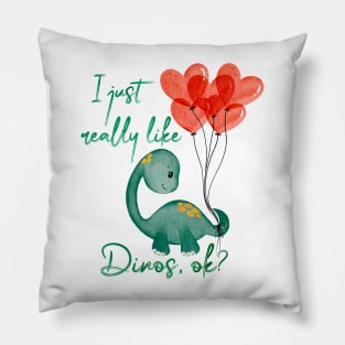 I just really really like dinos, ok? Pillow